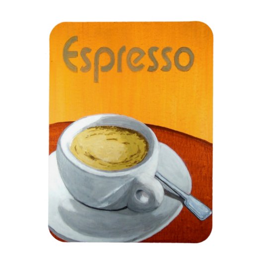 Magnet Flexible Café Espresso vintage (Vertical)