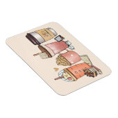 Magnet Flexible Café et littérature (Côté Droit)