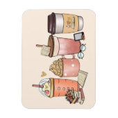 Magnet Flexible Café et littérature (Vertical)