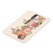 Magnet Flexible Café et littérature (Côté Gauche)