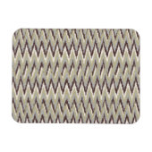 Magnet Flexible Café et Sage iKat ZigZag Motif (Horizontal)