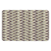 Magnet Flexible Café et Sage iKat ZigZag Motif (Horizontal)