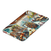 Magnet Flexible Café indépendant à Portland Oregon (Côté Gauche)