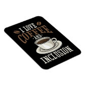 Magnet Flexible Café Lover I Love Café Et Inclusion (Côté Droit)