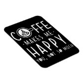 Magnet Flexible Café Lover Me Rend Heureux (Côté Droit)