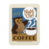 Magnet Flexible Café Night Owl (Vertical)