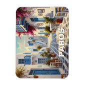 Magnet Flexible Cafe Paros Grèce Îles Travel (Vertical)