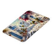 Magnet Flexible Cafe Paros Grèce Îles Travel (Côté Gauche)