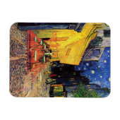 Magnet Flexible Café Terrasse à la nuit par Vincent van Gogh (Horizontal)