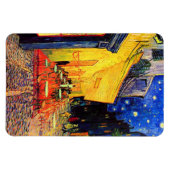 Magnet Flexible Café Terrasse Place du Forum Van Gogh Art (Horizontal)