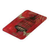 Magnet Flexible Cage d'oiseaux décorative avec papillons (Côté Gauche)