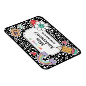 Magnet Flexible Cahier de composition Professeur Classe (Côté Droit)