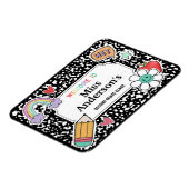 Magnet Flexible Cahier de composition Professeur Classe (Côté Gauche)