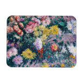 Magnet Flexible Caillebotte - Chrysanthèmes blanc et jaune (Horizontal)