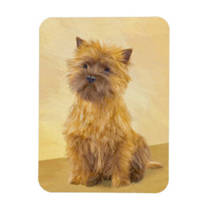 Magnet Flexible Cairn Terrier Painting - Cute Original Dog Art