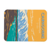 Magnet Flexible Cairngorges National Park Scotland Loch Etchachan (Horizontal)