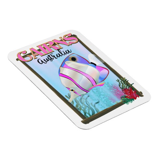 Magnet Flexible Cairns Australia poster de vacances (Côté Droit)
