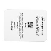 Magnet Flexible Caisse de lune de miel scannez le code QR ajouter  (Horizontal)