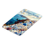 Magnet Flexible Caldeira de Santorin Grèce (Côté Gauche)