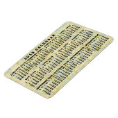 Magnet Flexible Calendrier 2018 (Voir la description pour la nouve (Côté Gauche)