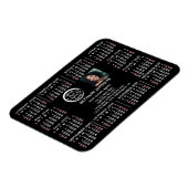 Magnet Flexible Calendrier 2020 Custom Business Logo Photo Texte F (Côté Gauche)