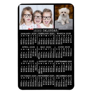 Magnet Flexible Calendrier 2020 (Voir la description pour la nouve