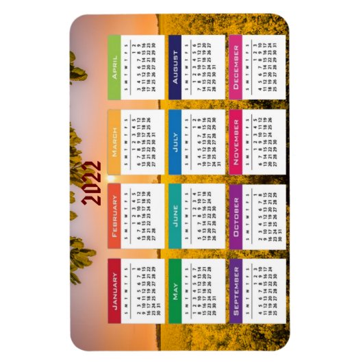 Magnet Flexible Calendrier 2022 (Vertical)