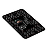 Magnet Flexible Calendrier 2023 Custom Business Logo Photo Texte F (Côté Droit)