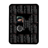 Magnet Flexible Calendrier 2023 Custom Business Logo Photo Texte F (Vertical)