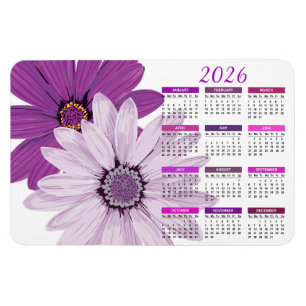 Magnet Flexible Calendrier 2023 Des Maisies Plutôt Violettes