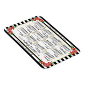 Magnet Flexible Calendrier 2023 (voir description pour la version (Côté Droit)