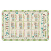 Magnet Flexible Calendrier 2023 (voir description pour la version  (Horizontal)