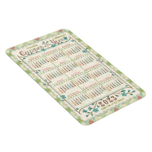 Magnet Flexible Calendrier 2023 (voir description pour la version  (Côté Droit)