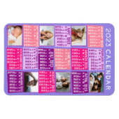 Magnet Flexible Calendrier 2023 (Voir la description pour la versi (Horizontal)