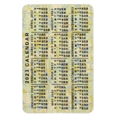 Magnet Flexible Calendrier 2023 (Voir la description pour la versi (Vertical)