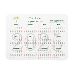 Magnet Flexible Calendrier 2025 pour l'aimant de l'entreprise