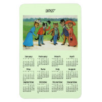 Calendrier 2027 Chats Louis Wain Aimant Flexible