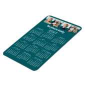 Magnet Flexible Calendrier complet 2027 avec 4 photos (Côté Gauche)