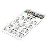 Magnet Flexible Calendrier complet avec 4 photos (Côté Gauche)