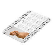 Magnet Flexible Calendrier de l'année 2021 - Photo Chien Chat Poch (Côté Gauche)