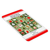 Magnet Flexible Calendrier de l'Avent carte de Noël créative (Côté Droit)