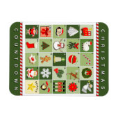 Magnet Flexible Calendrier de l'Avent de Noël (Horizontal)