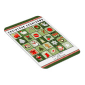 Magnet Flexible Calendrier de l'Avent de Noël (Côté Droit)