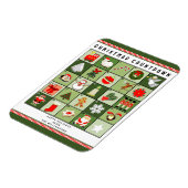 Magnet Flexible Calendrier de l'Avent de Noël (Côté Gauche)