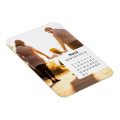 Magnet Flexible Calendrier de superposition mars 2025 (Côté Droit)