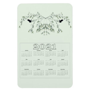 Magnet Flexible Calendrier des oiseaux volants
