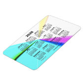 Magnet Flexible Calendrier des points de fuite 2026 par Janz 4x6 M (Côté Gauche)