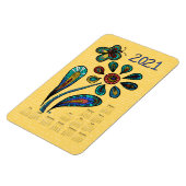 Magnet Flexible Calendrier Garden of Hope Flower 2021 (Côté Gauche)