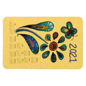 Magnet Flexible Calendrier Garden of Hope Flower 2021 (Horizontal)