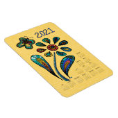 Magnet Flexible Calendrier Garden of Hope Flower 2021 (Côté Droit)